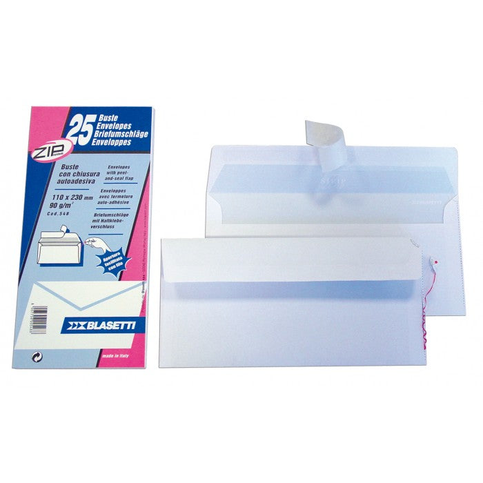 Busta Americana Senza Finestra 11X23 Strip Cf.25