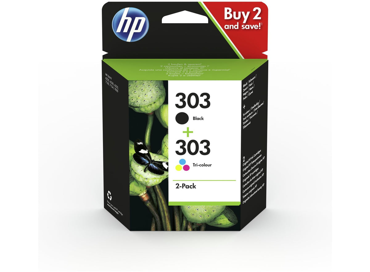 Combopack Cartucce HP 303 Nero + Tri-Color
