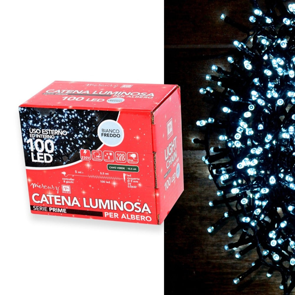 Cluster 100 Led Bianco Freddo