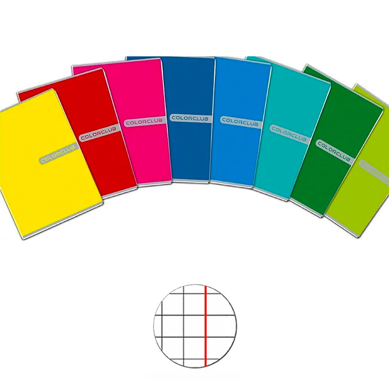 Quaderno Maxi Color Club 80 gr Q - 10 pezzi