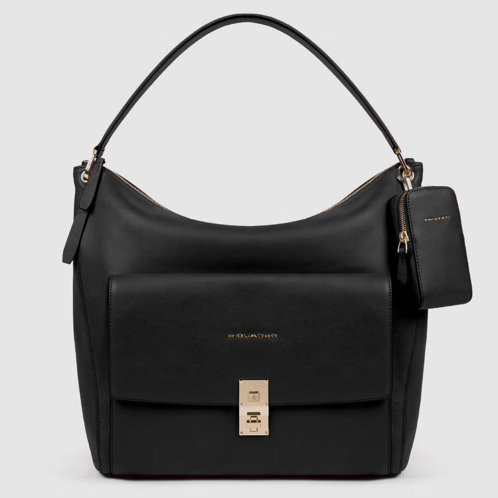 Borsa da Donna Hobo Dafne Nero