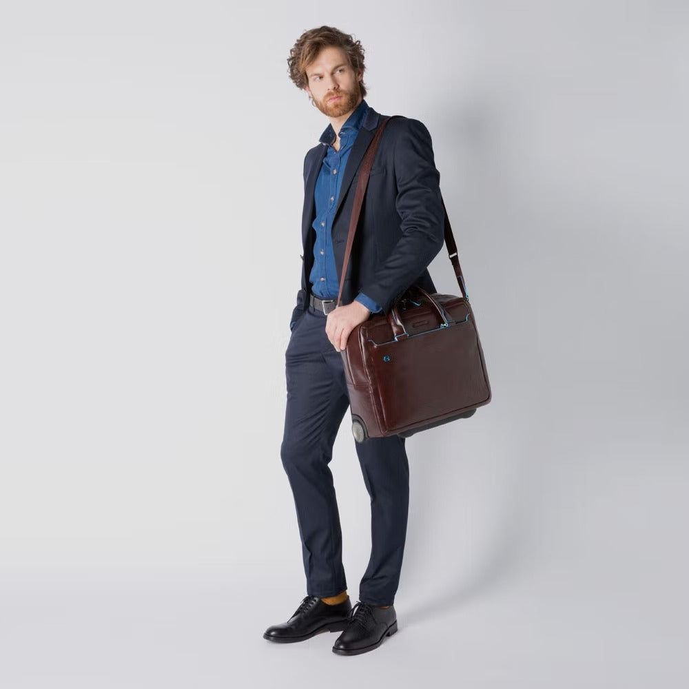 Cartella con Trolley Piquadro Porta PC e Porta Ipad® Blue Square Rosso