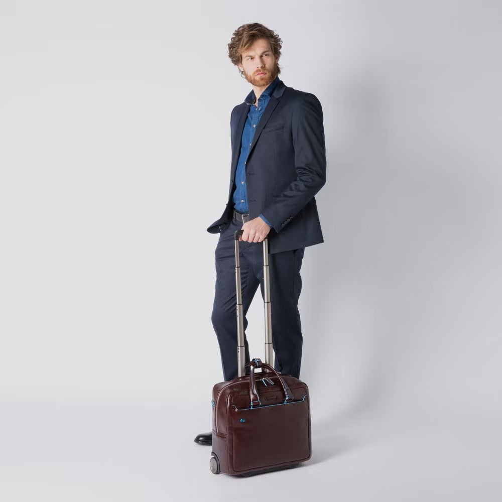 Cartella con Trolley Piquadro Porta PC e Porta Ipad® Blue Square Rosso