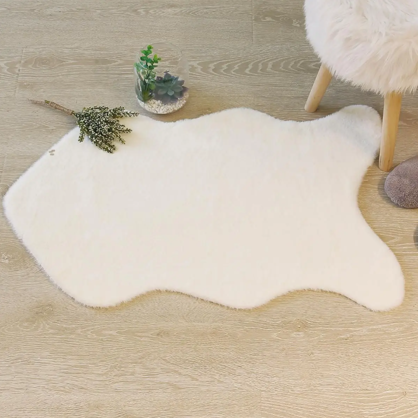 Tappeto Extra Soft Bianco 60 x 90 cm