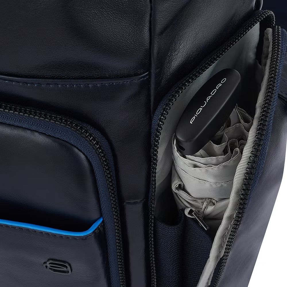 Zaino Piquadro Porta PC con Anti Frode RFID Blue Square Blu