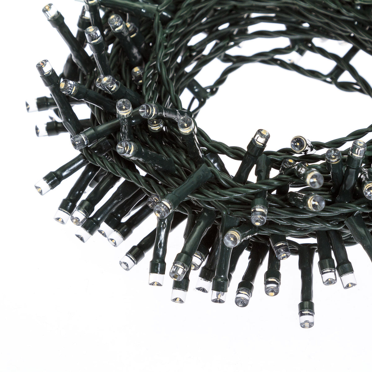 Filo Luci Rame 100 LED Bianco Caldo con Controller 5 + 2 mt